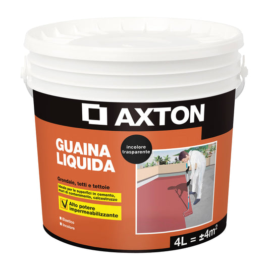 AXTON TRANSPARENT WATERPROOFING LIQUID SHEATH 4 LT