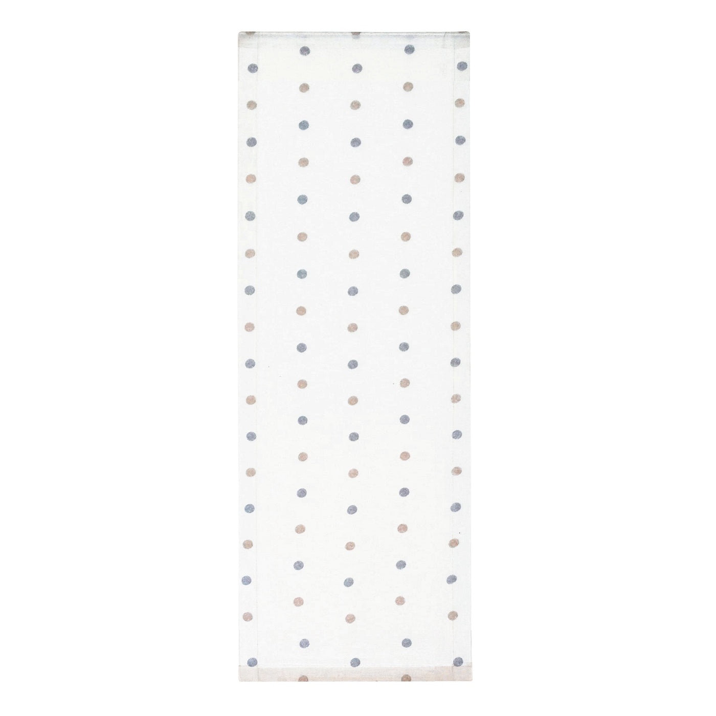 Chloe white curtain with bronze polka dots, 60x170 cm