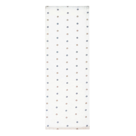 Chloe white curtain with bronze polka dots 60x170 cm