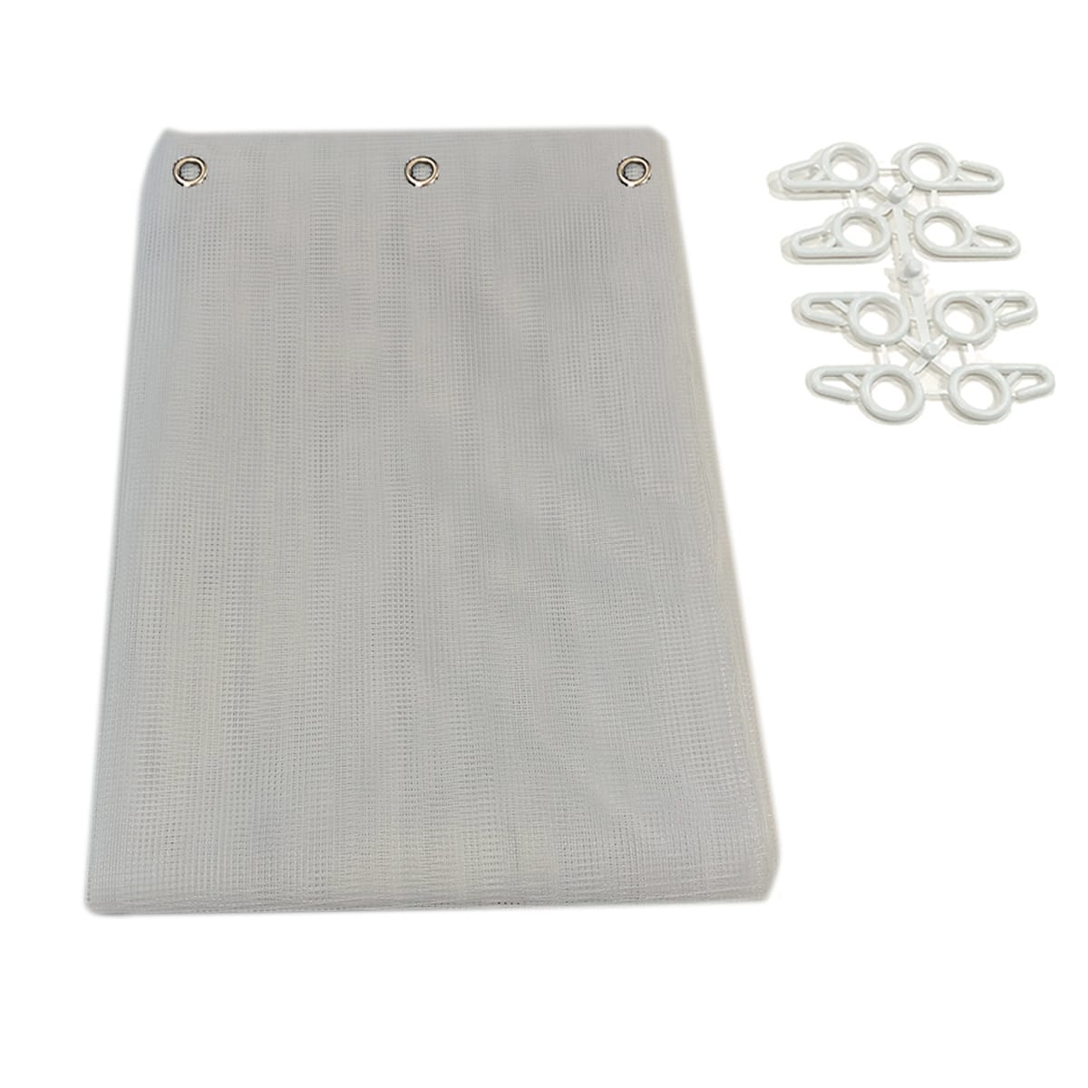 gauze curtain 150x250 WHITE x DOORS