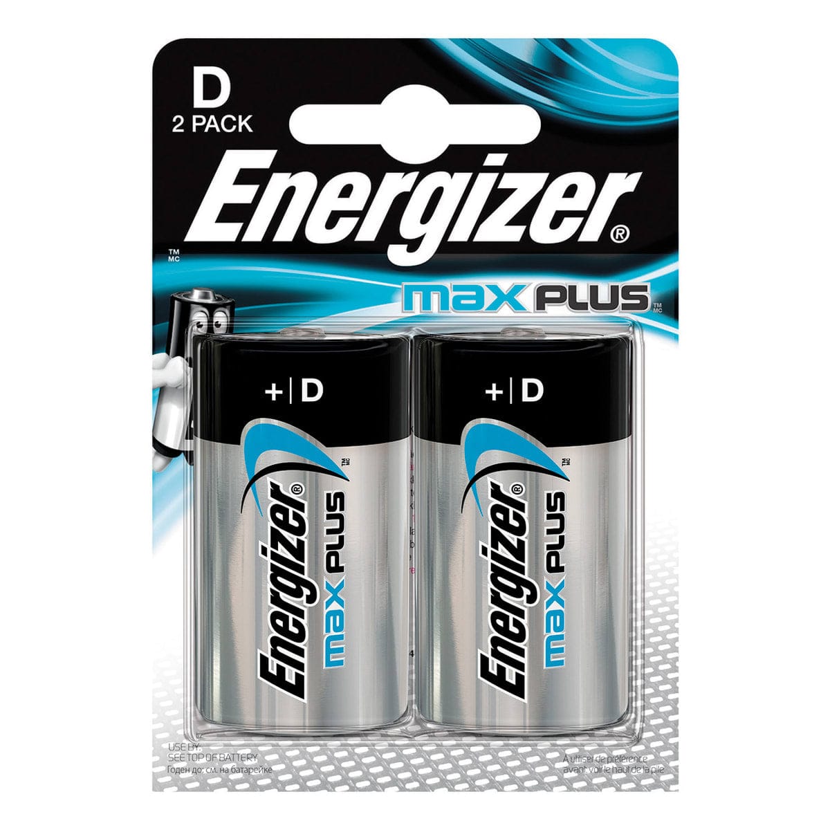 2 MAX PLUS D BATTERIES