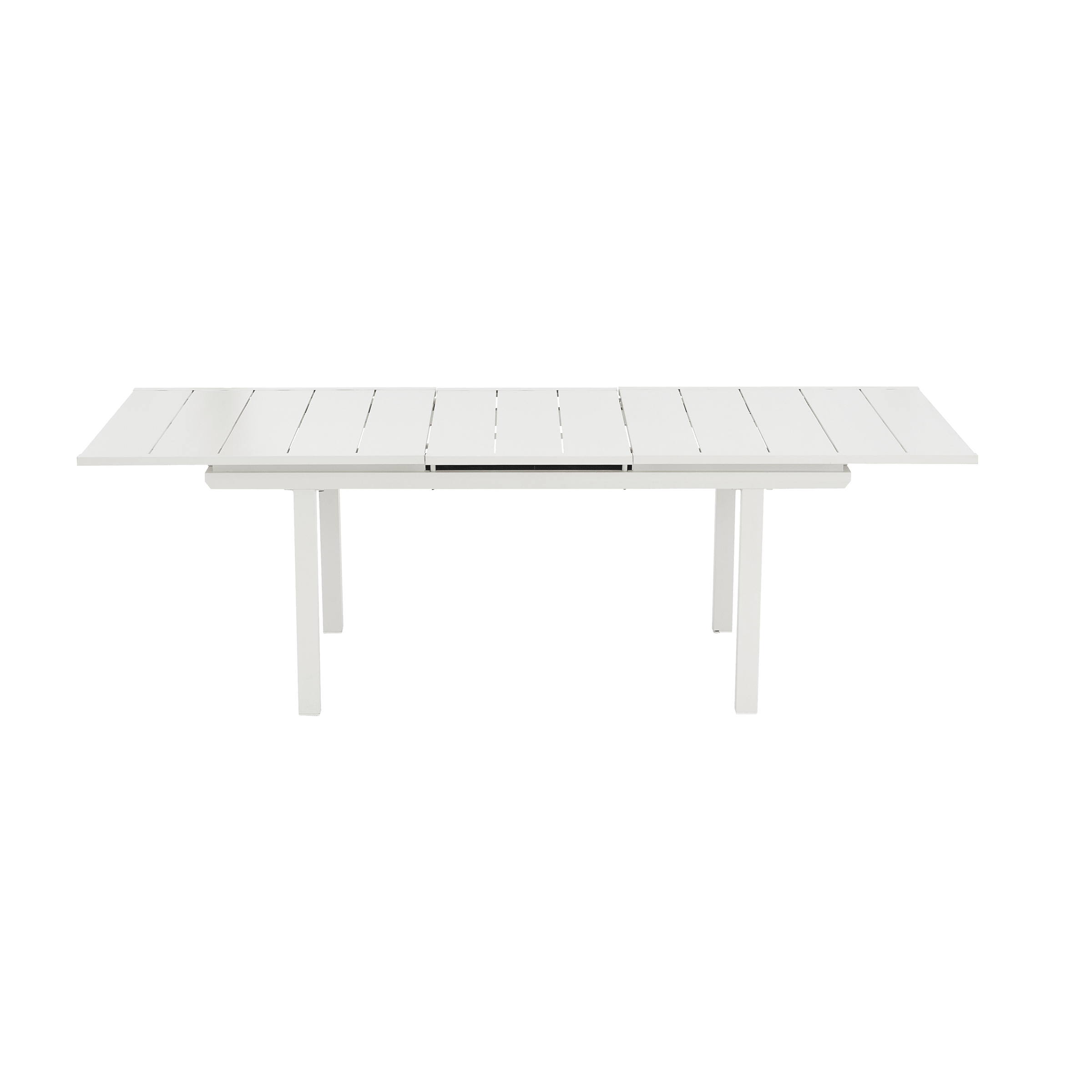 Odyssea table 188/244 x 100, all-white aluminium, Naterial