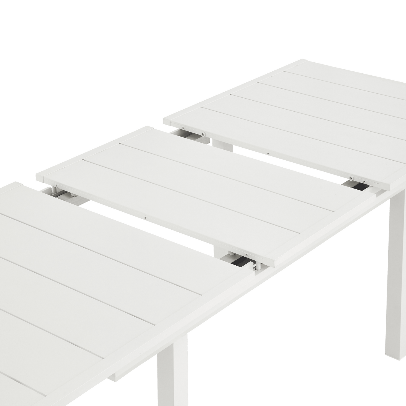 Odyssea table 188/244 x 100, all-white aluminium, Naterial