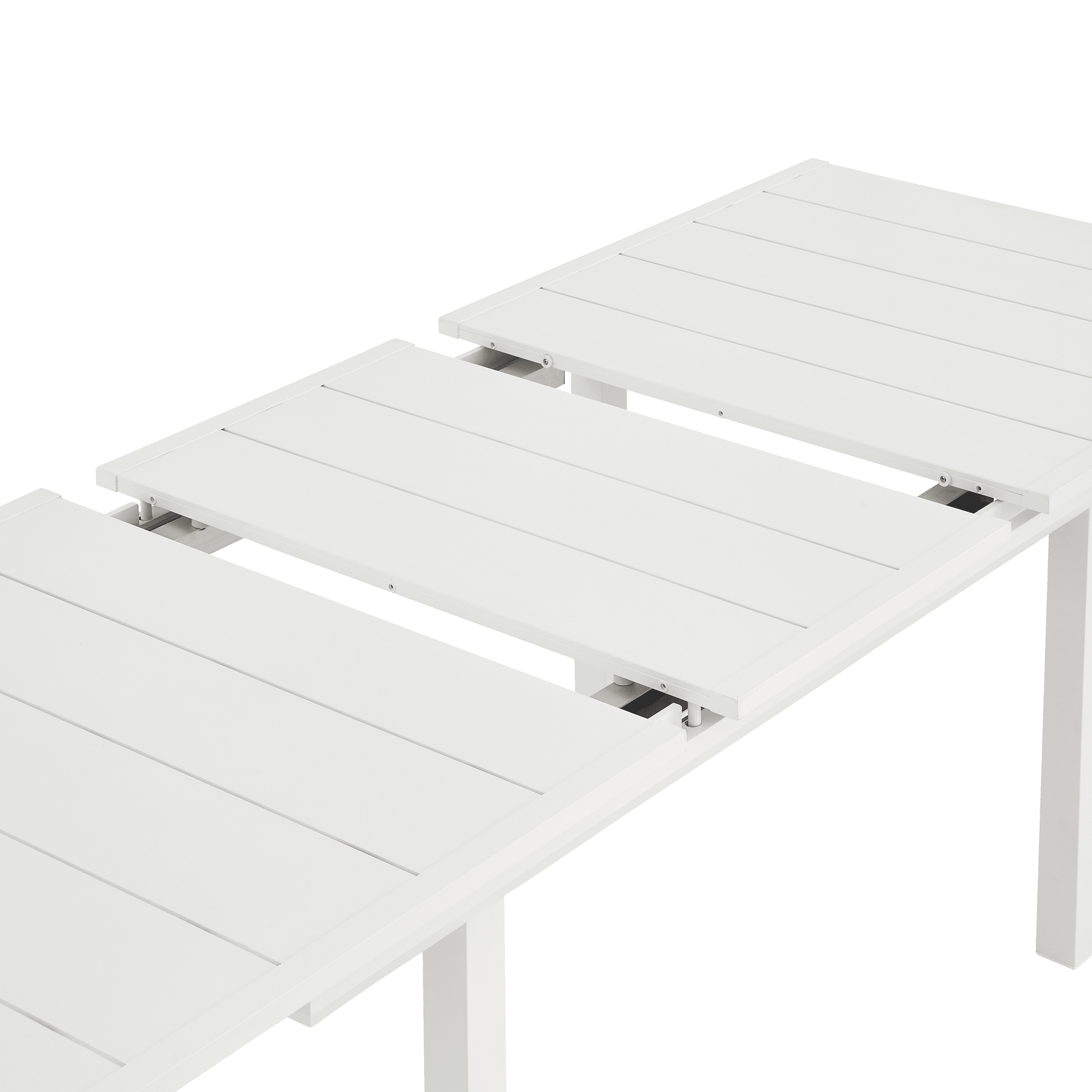 Odyssea table 188/244 x 100, all-white aluminium, Naterial