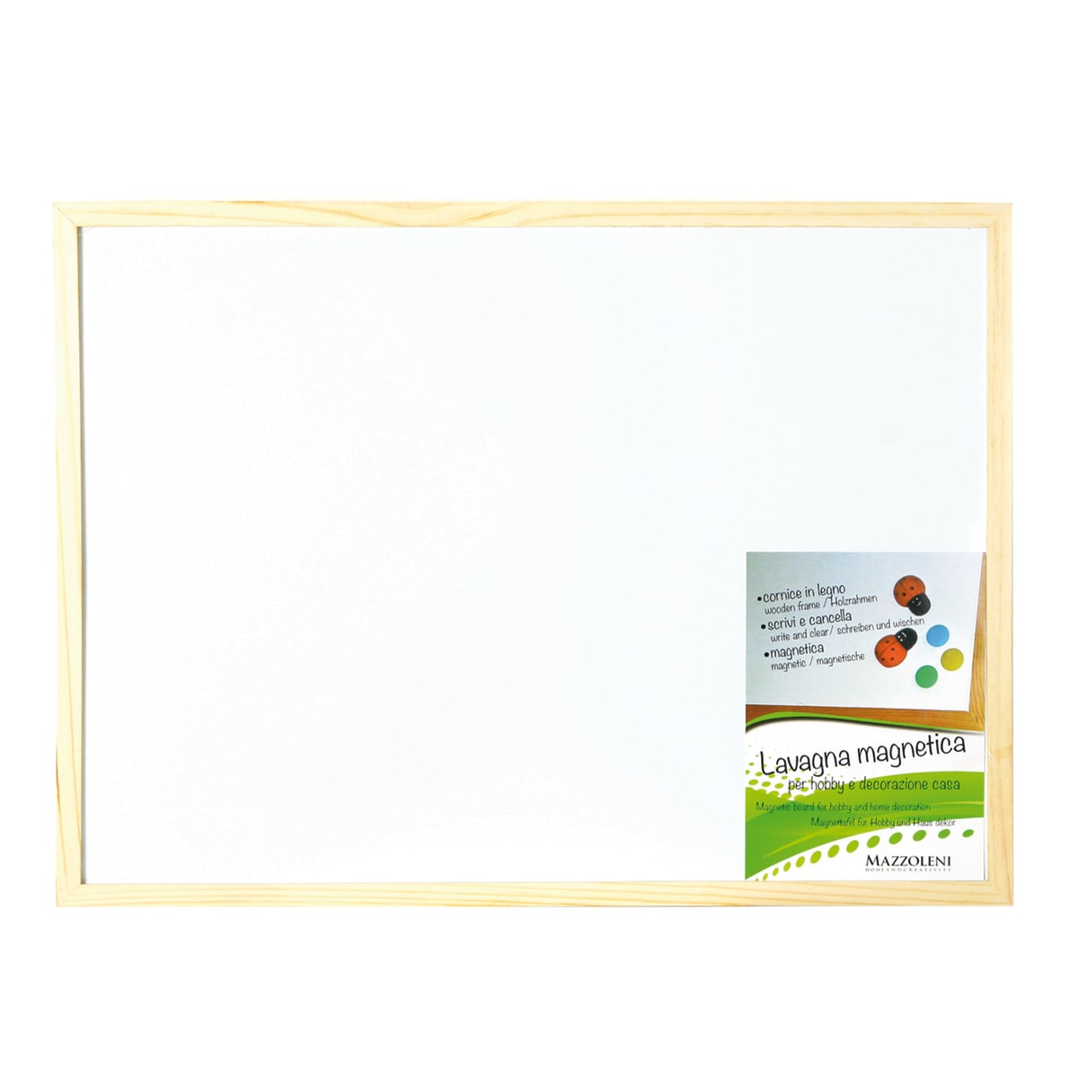 30X45CM PVC MAGNETIC BOARD WITH WOODEN FRAME