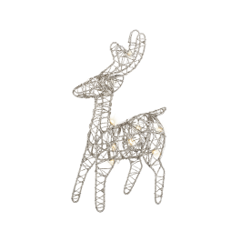 BATTERY OPERATED MICRO LED REINDEER L 12 X 21 H