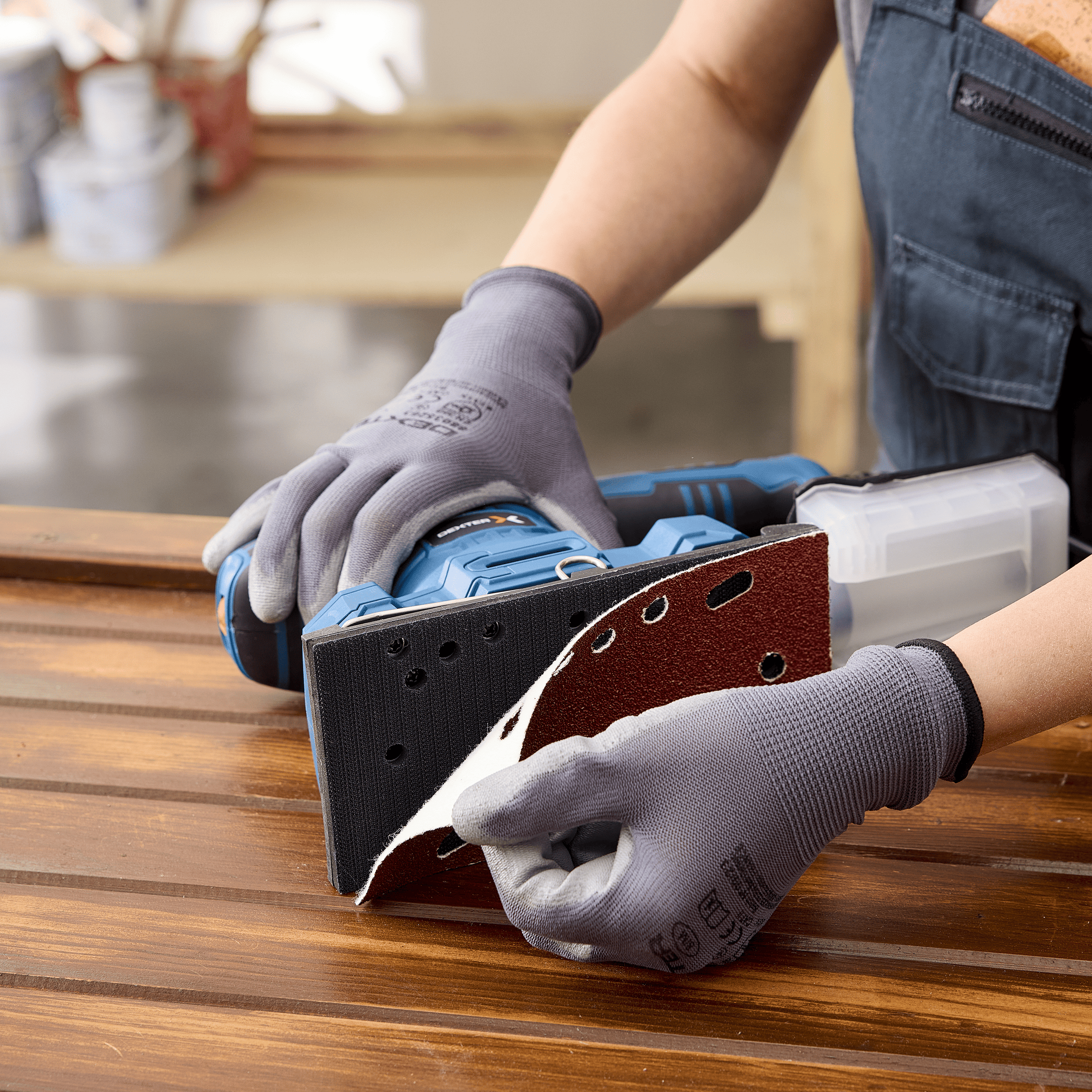 Pad for Dexter 260W orbital sander, 93 x 185/230 mm