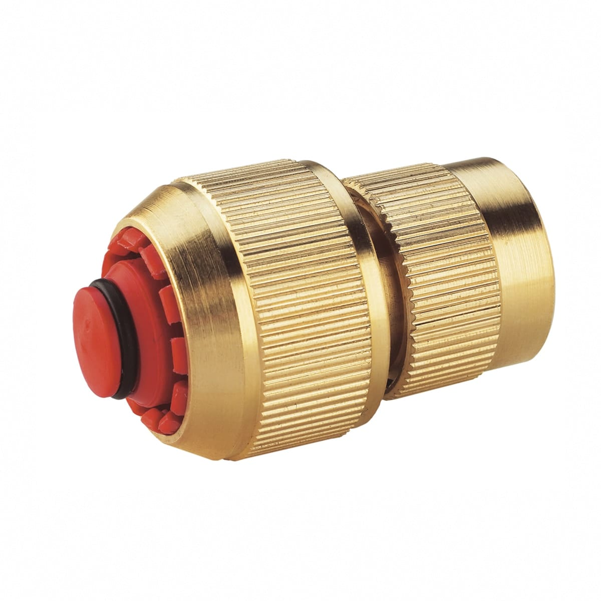 Bricocenter BRASS QUICK COUPLING WITH AQUASTOP FOR 19 MM DIAMETER PIPES COLORTAP