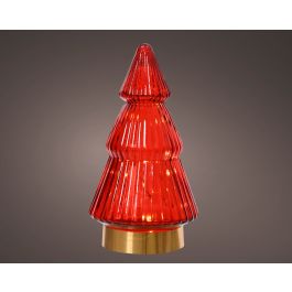 RED GLASS SAPLING WITH MICROLED H2