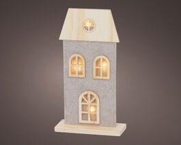 GRAY FELT PLAYHOUSE WITH MICROLED AB