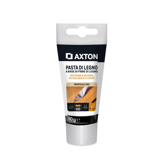 Axton wood filler paste, white, 60g