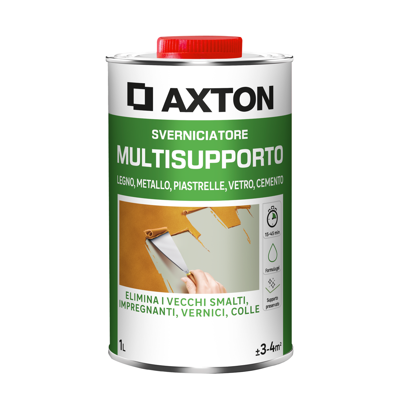 Axton 1-litre solvent-based multi-surface paint stripper