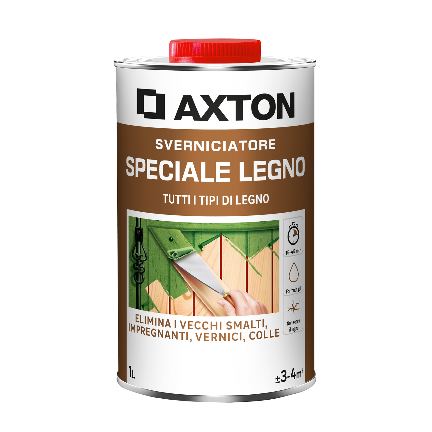 Axton 1-litre solvent-based wood paint stripper