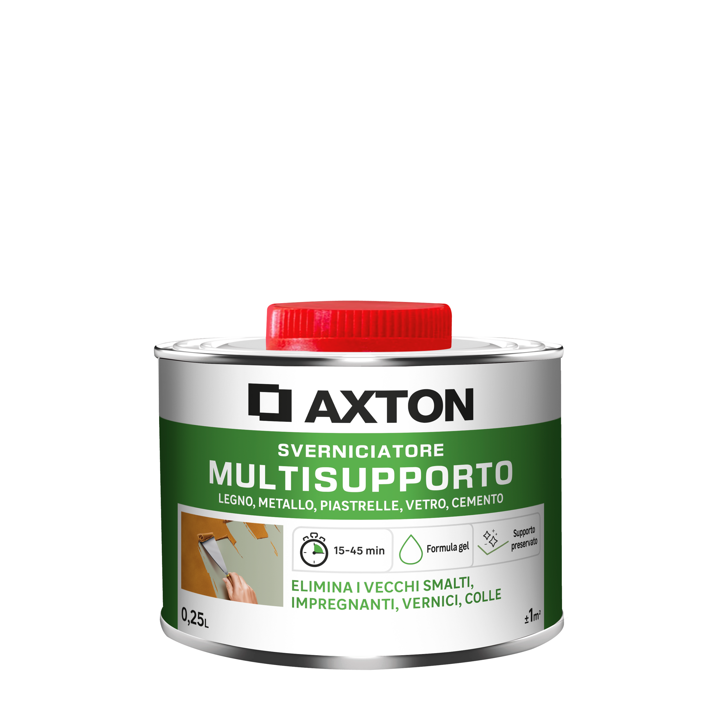 Multi-support solvent stripper axton 250ml