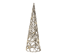 20 MICRO LED BATTERY CONE H 40 CM