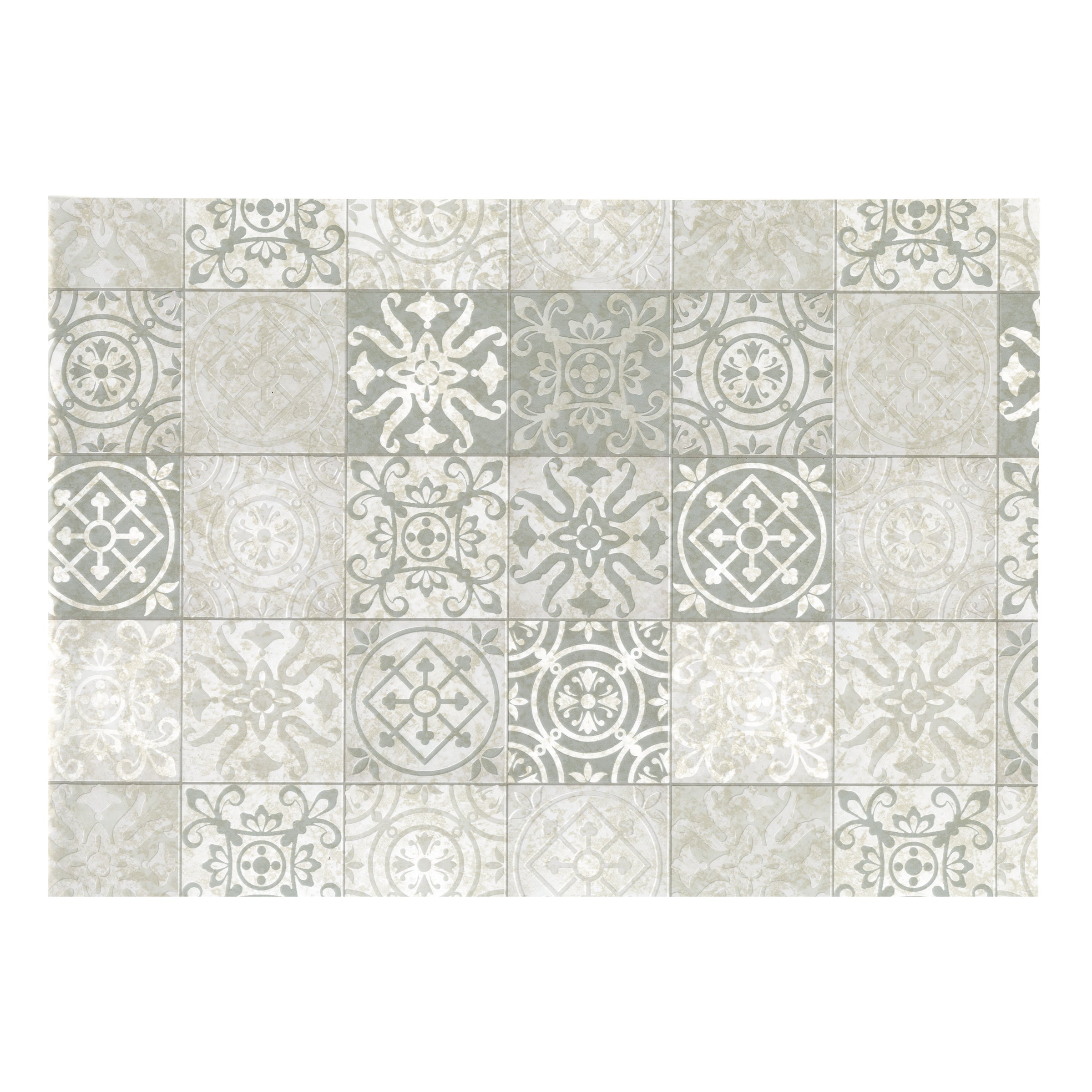 Grey adhesive cement tile film, 2 m x 45 cm