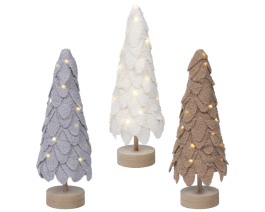 FABRIC TREE WITH BACTERIA MICROLED