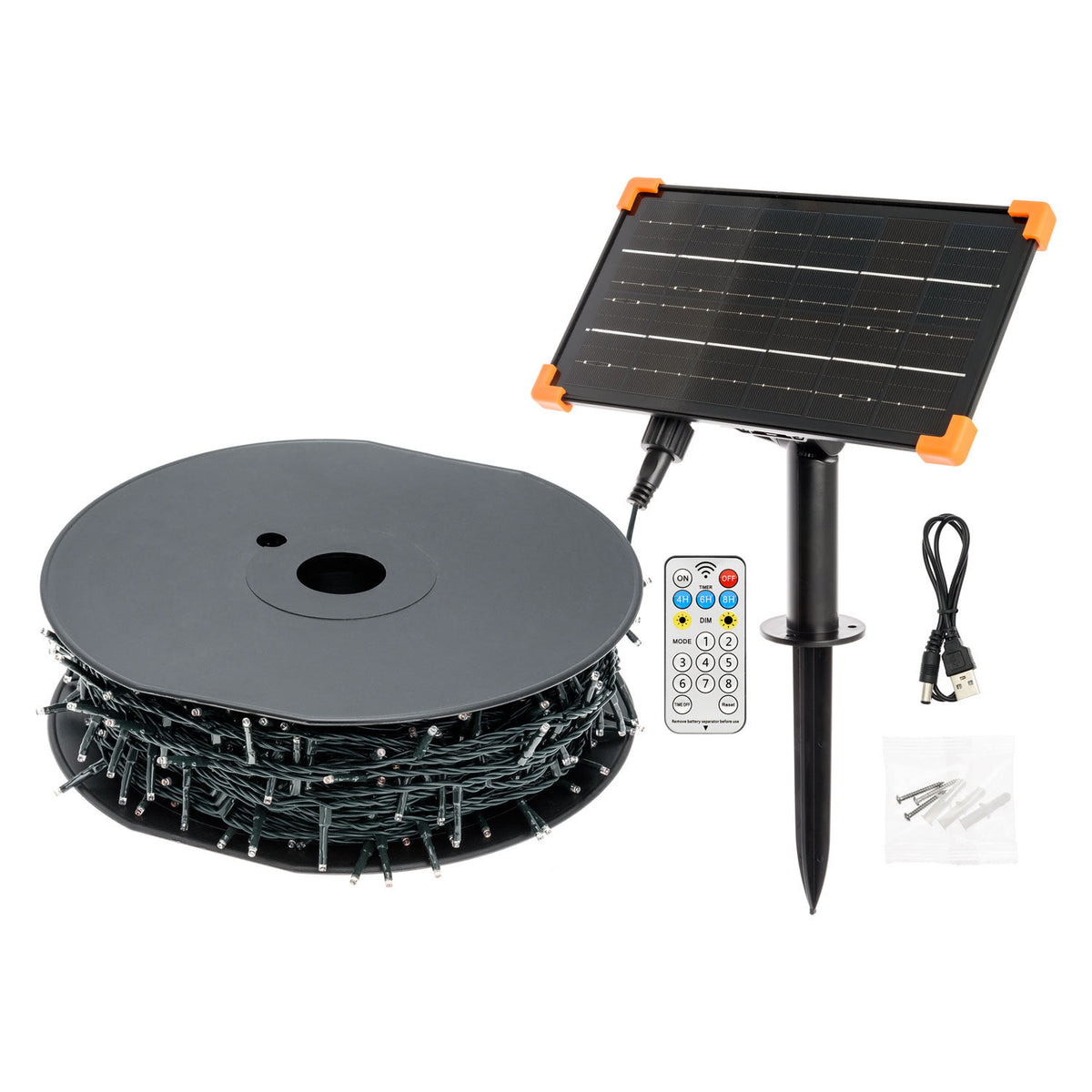Catena luminosa luce calda 1200 miniled 60 mt