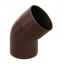 45 DEGREE BEND DIA 80 MM BROWN