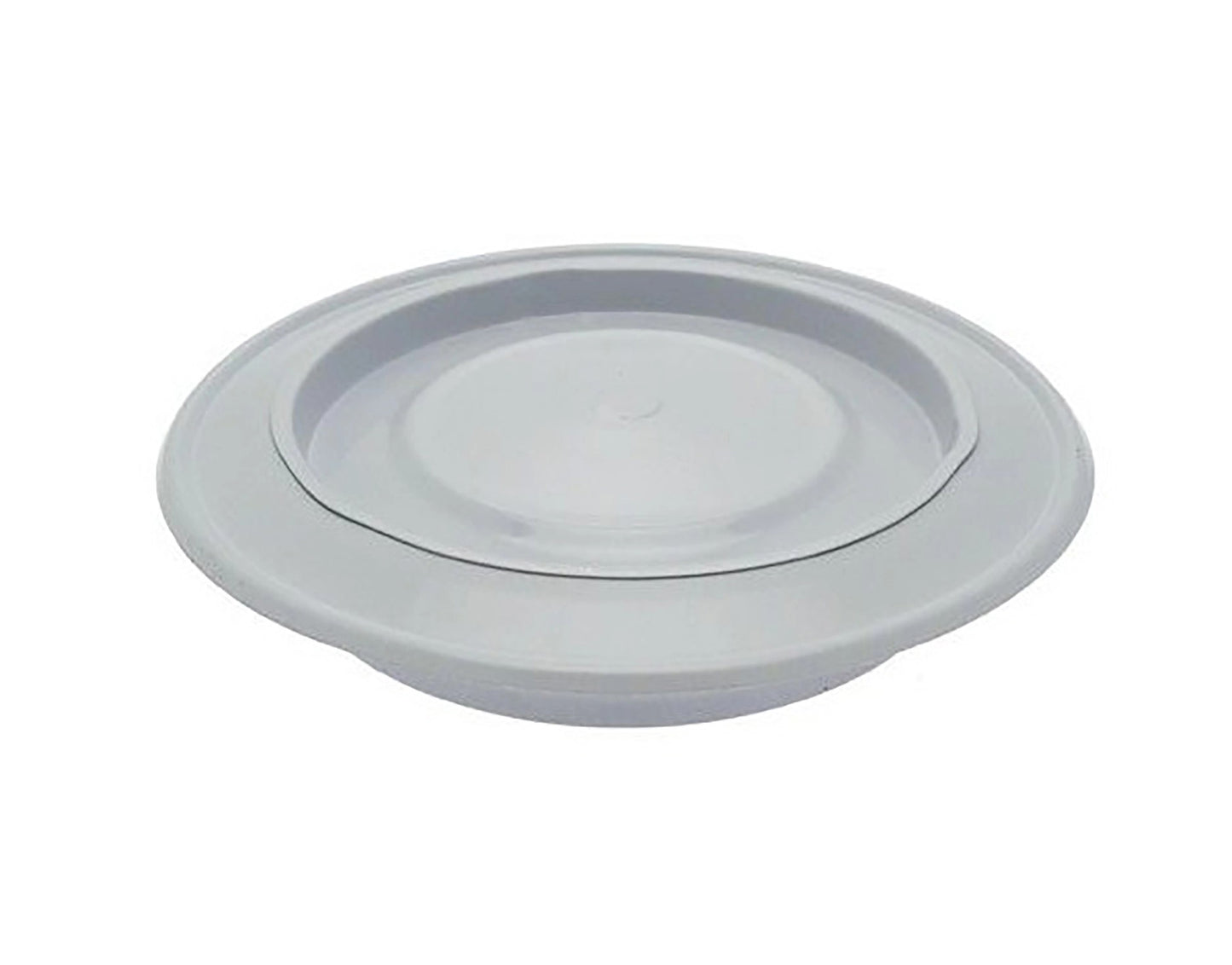 White Aluminum Rosette Diameter 130 MM
