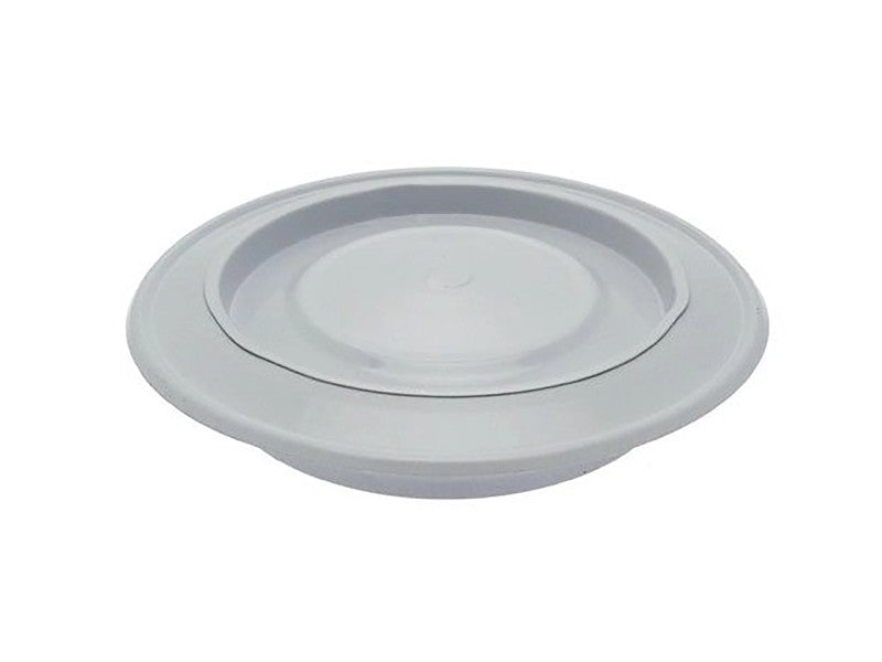 White Aluminum Rosette Diameter 130 MM
