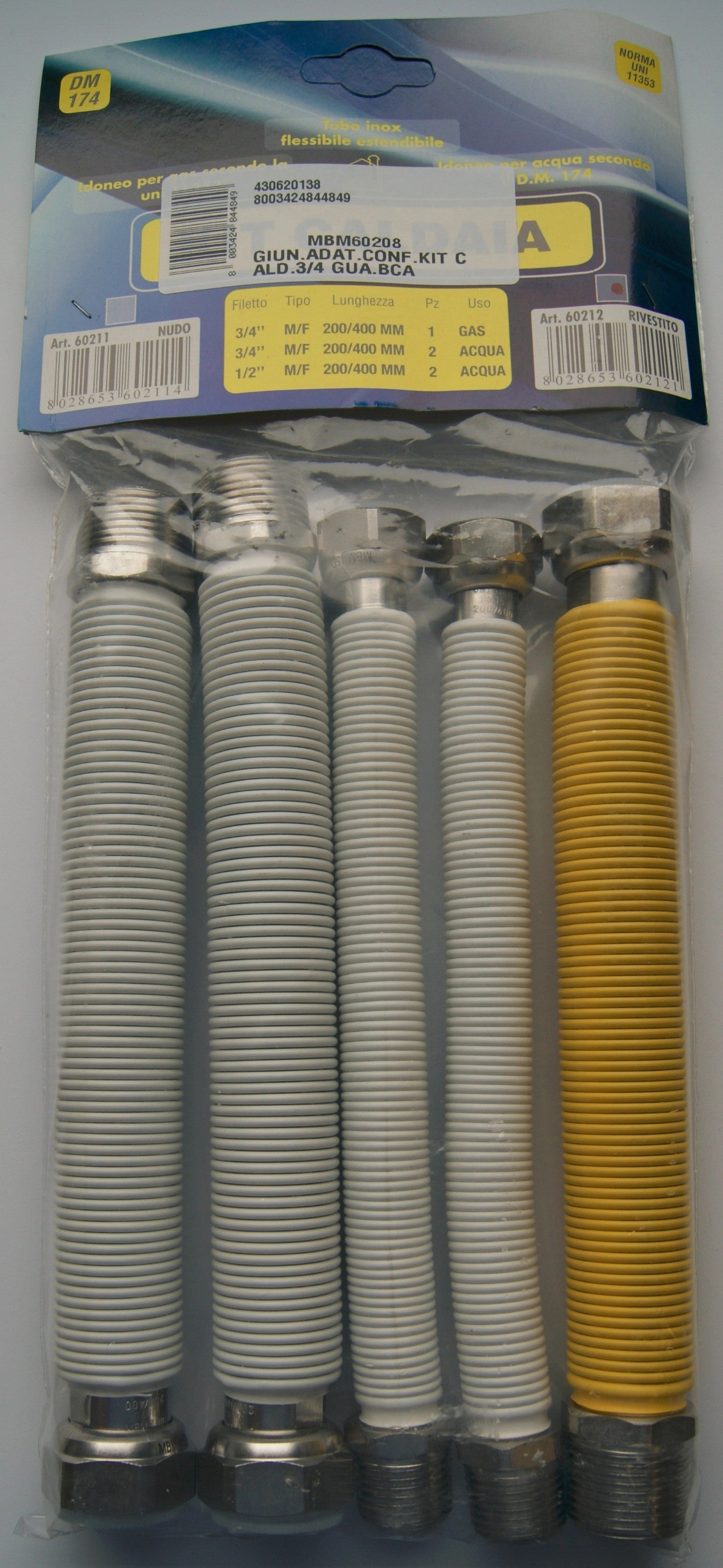 FLEX JOINT KIT FOR BOILERS 3/4 S/VALVE