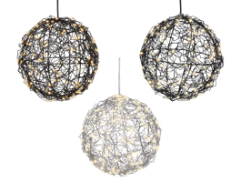 15CM MICRO LED BATTERY OPERATED SPHERE