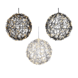 15CM MICRO LED BATTERY OPERATED SPHERE