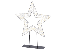 STAR WITH MICROLED METAL BASE 47 X