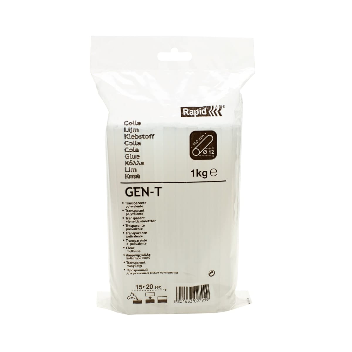 Bricocenter GLUE DIAM 12 TRANSPARENT GEN-T BAG 1kg