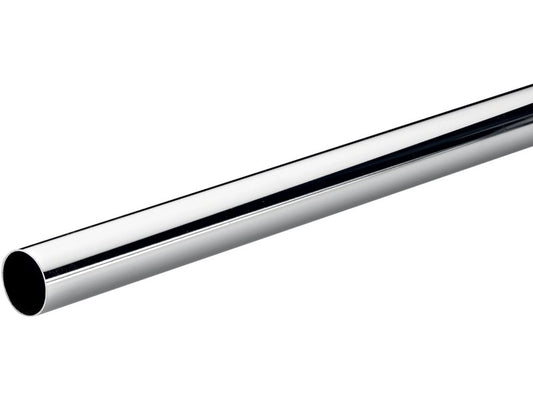 CLOSET TUBE SUPPORT D25X1000MM CHROME