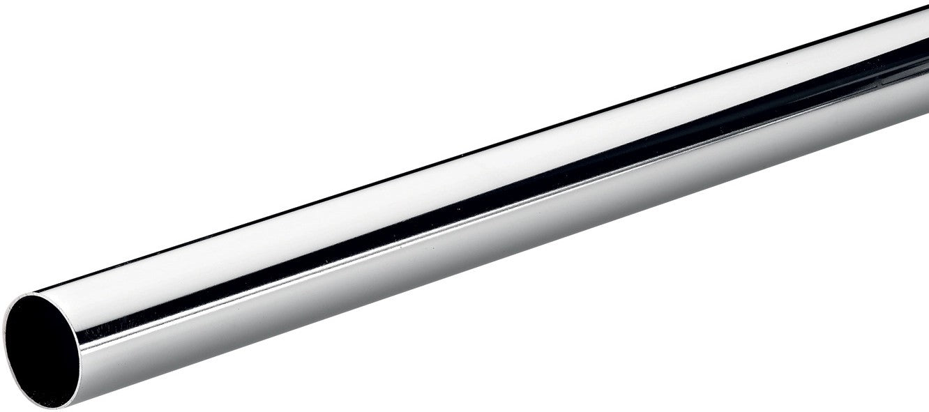 CLOSET TUBE SUPPORT D25X1000MM CHROME