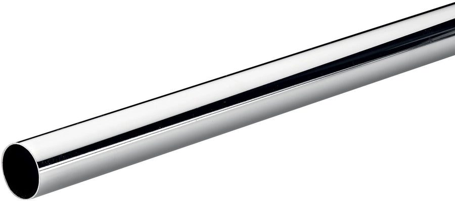 CLOSET TUBE SUPPORT D25X1000MM CHROME