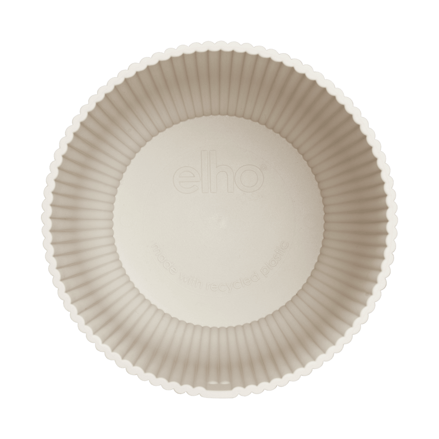 Coprivaso vibes round 30 cm bianco lino