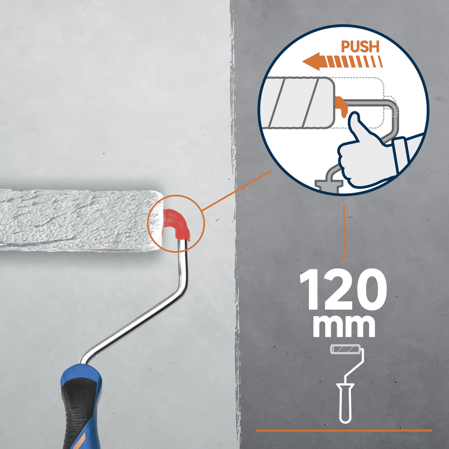 2 Dexter Easy Clip 12cm floor pads