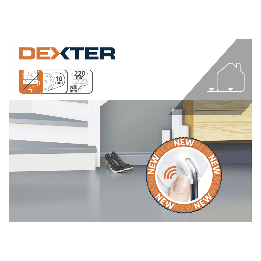 Dexter Easy Clip floor paint roller, 22 cm
