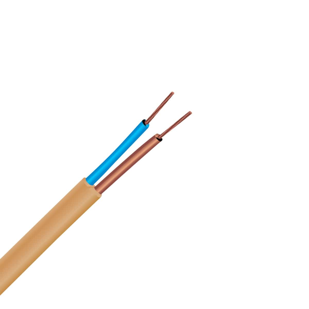 Bricocenter MATASSA CAVO ELETTRICO H03VVH2F 2X0,75 10MT ORO