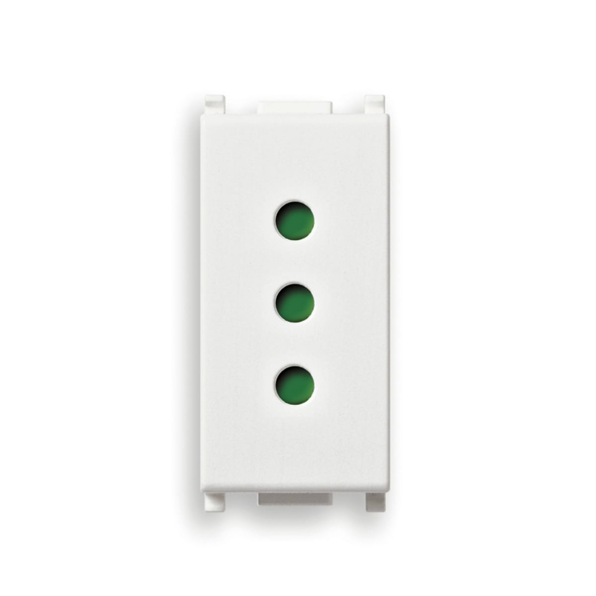 PLANA SOCKET 10A WHITE