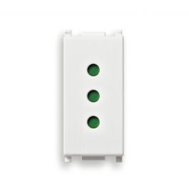 PLANA SOCKET 10A WHITE