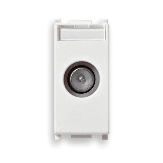 Bricocenter PLANA PASS-THROUGH TV/SAT SOCKET WHITE