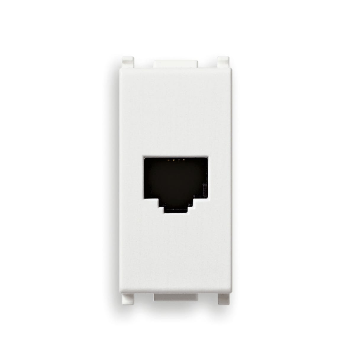 Bricocenter RJ11 PLANA WHITE TELEPHONE JACK