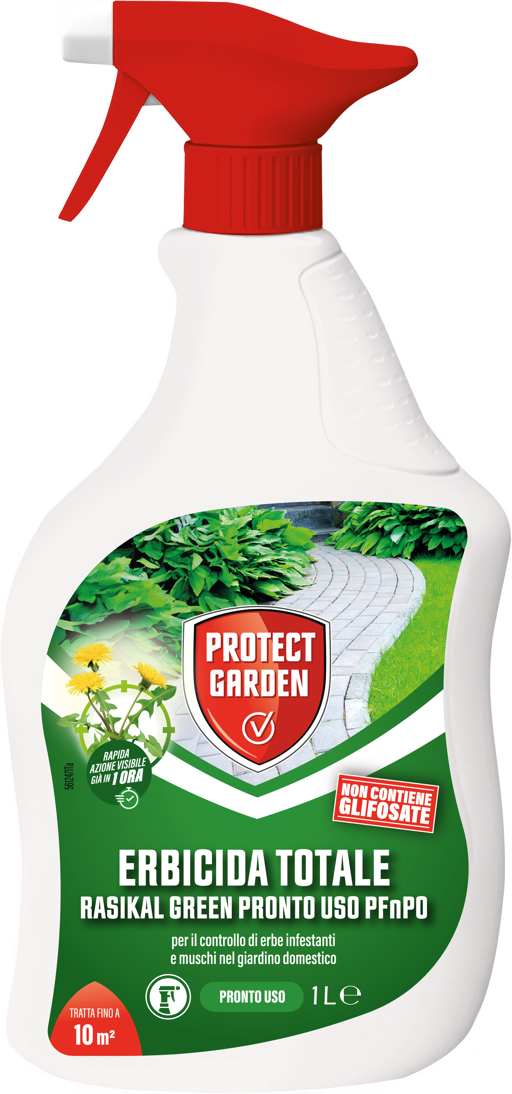 Ready-to-use total weedkiller, 1 litre, PG Rasikal Green
