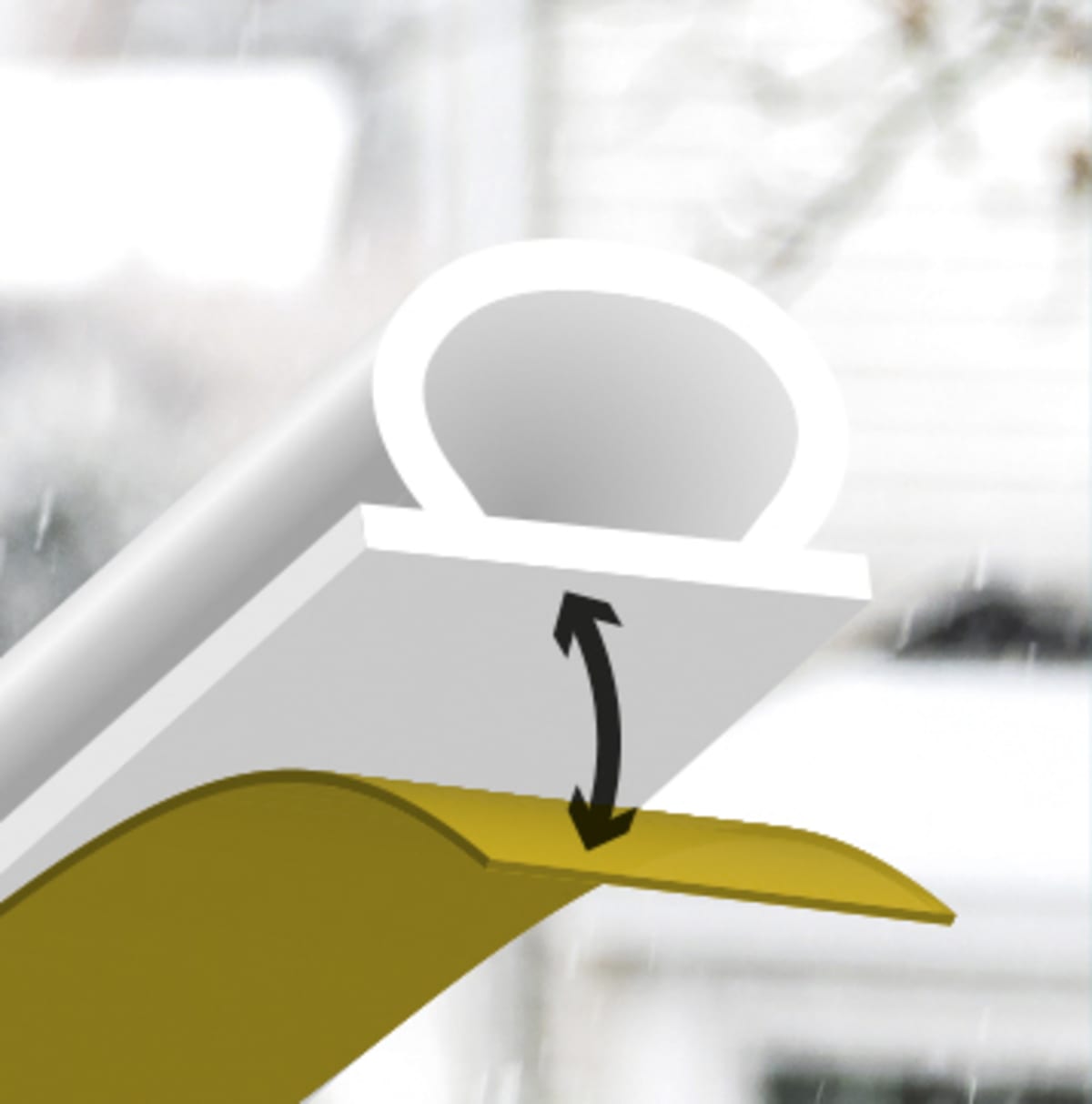 GUARNIZIONE SUPERIOR DOOR AND WINDOW SEAL BI