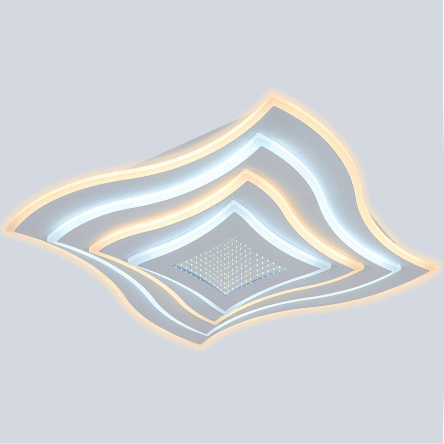 Ceiling lamp masha white 50x50cm led 40w cct with remote control