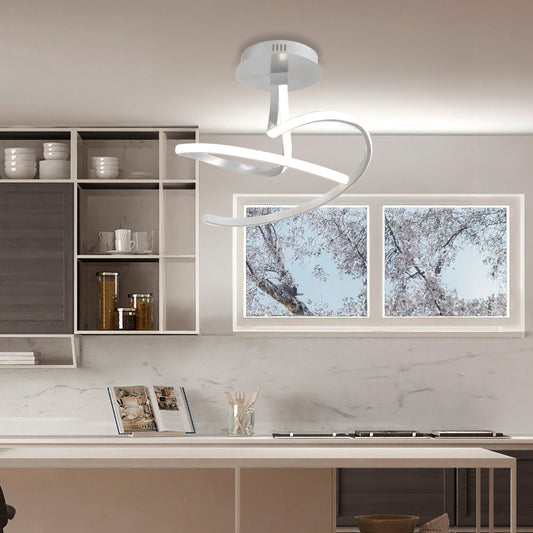 ceiling light taylor silver d40 cm led 32w natural light