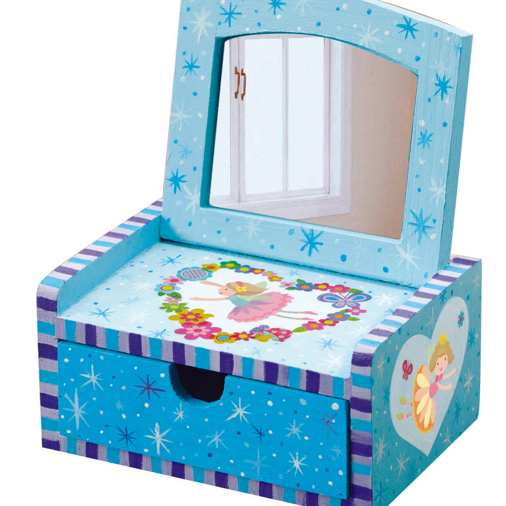 Box with mirror and fairy