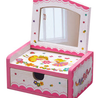 Box with mirror and fairy