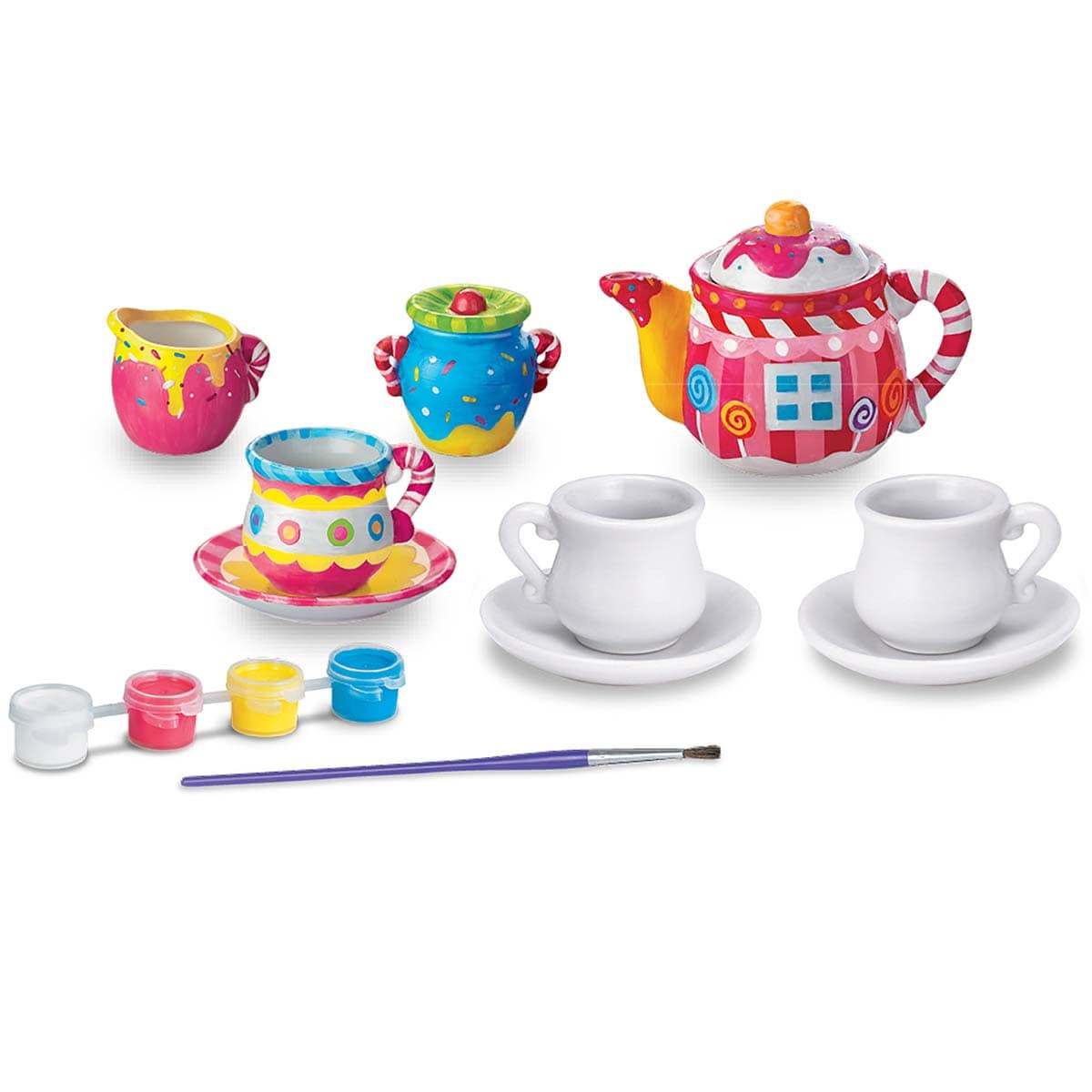 Toys Color your tea set