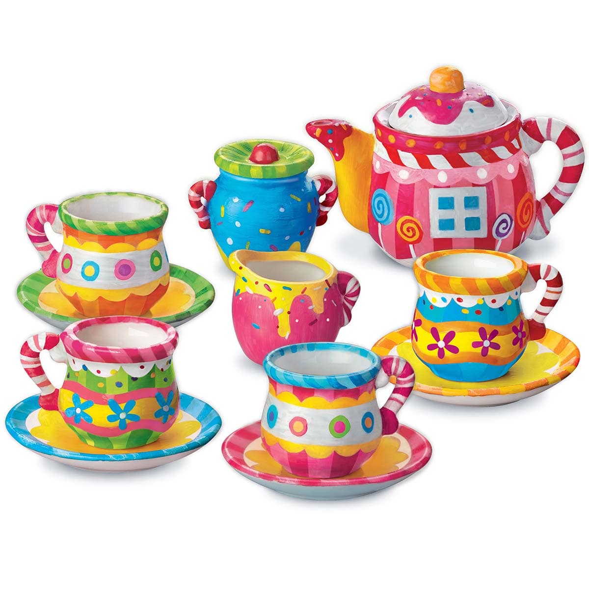 Toys Color your tea set