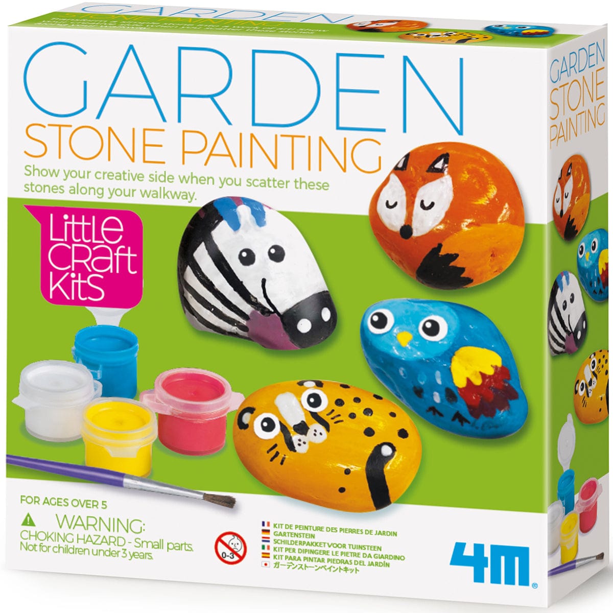 Toys Creativity and Fantasy - Garden Kit for Painting Stones